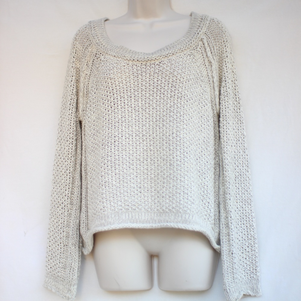 Free People Crochet Oversize Sweater - Picture 2 of 5